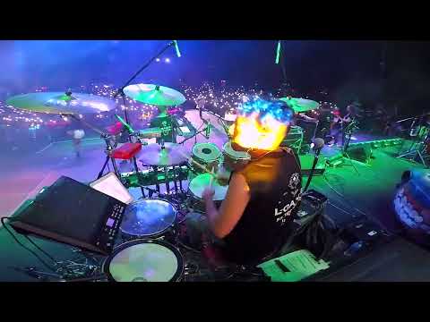 L-Gante - MI BANDA ENCENDIDA // VIVO EN TECNOPOLIS // DRUMCAM Mati Sabagh
