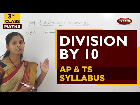 #Class 3 Mathematics | division by 10 | Easy Maths in Telugu Explanation