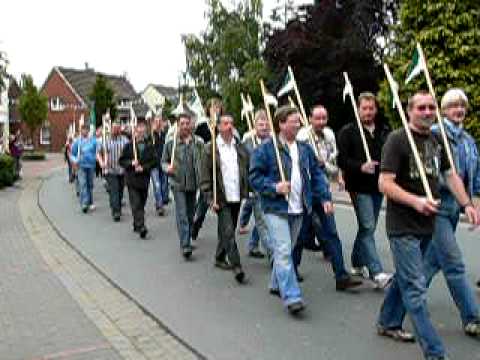 Wenn wir marschieren.............Allgemeiner Bürgerschützenverein Erle 2009
