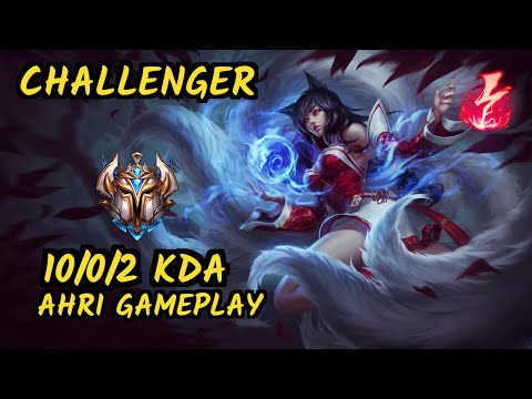 FLY Pobelter (AHRI) vs HEIMERDINGER - 10/0/2 KDA MID CHALLENGER GAMEPLAY - NA