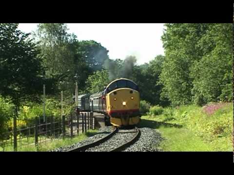 37518 Storms out of Summerseat-East Lancs Summer Diesel Gala 3-7-11