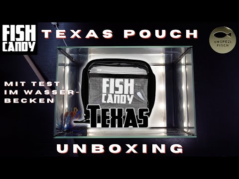 FishCandy Texas Pouch - Mit Test im Wasserbecken -Unboxing-
