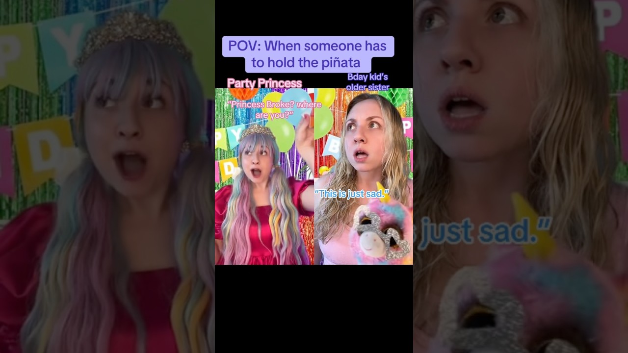 when someone has to hold the piñata (and the name is rosetta scene) #tinkerbell #rosetta #shorts