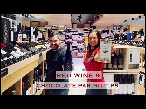 Red wine and chocolate pairing tips 🍷🍫