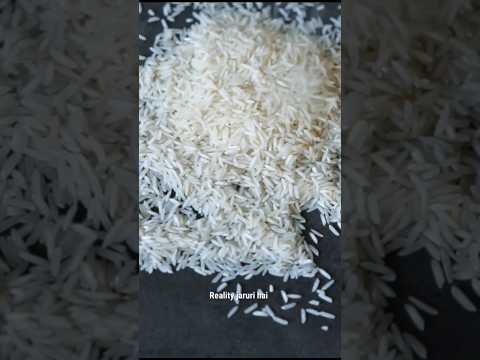 How to identify real and fake rice🍚?🤔 || #shorts
