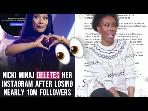 WAIT, WHAT? 👀 🎶 NICKI MINAJ LOST 10 MILLION FOLLOWERS OVER TPUSA EVENT?😳 THE TRUTH!