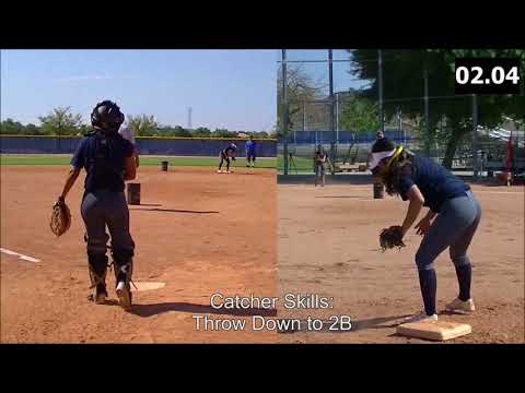 Danielle Falcon Softball Skills Video - 2019 Catcher