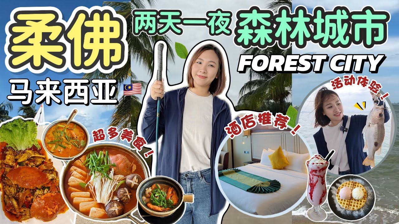 马来西亚柔佛 JB Forest City 值得来吗？ 2天1夜全攻略＋酒店推荐！这里比我们想像中好玩！【VLOG】【Eng Sub】