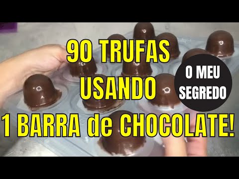 How to Make 90 Truffles with ONE Bar of Fractionated Chocolate