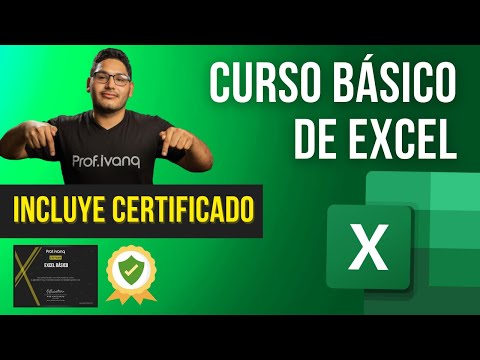 ⭐Curso  de Excel [Certificado GRATIS] | Nivel Básico | Aprende fórmulas, imprimir y más.. 💡