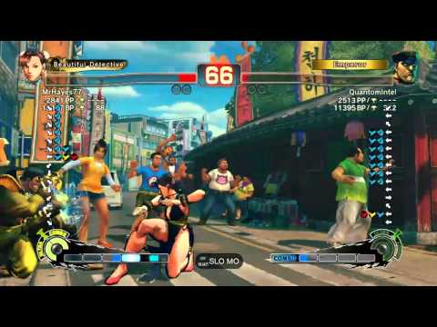 SSF4 AE 2012: MrHayes77 (Chun Li) vs Quantomlntel (Bison)