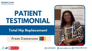 Paciente de Camerún se somete con éxito a una cirugía de reemplazo total de cadera en India