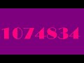 Numbers 1 To 2000000
