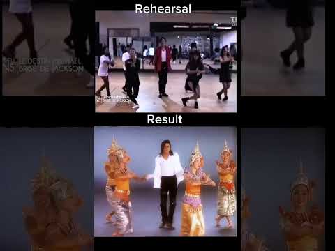 Thumbnail for Black or White Music Video rehearsal vs final result cr: short_films_mj #shorts #michaeljackson #yes by Jack White, Michael Jackson