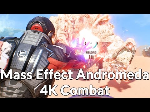 Mass Effect: Andromeda - 4K Exploration & Combat Gameplay
