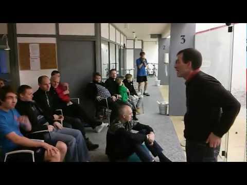 Úrslitastig hjá Matias Tuomi og James Evans í skvassi