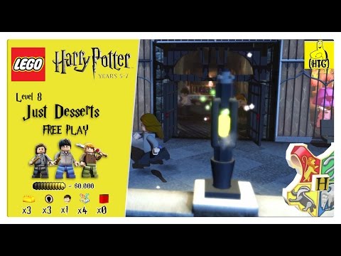Lego Harry Potter Years 5-7: Lvl 8 / Just Desserts FREE PLAY (All Collectibles) - HTG