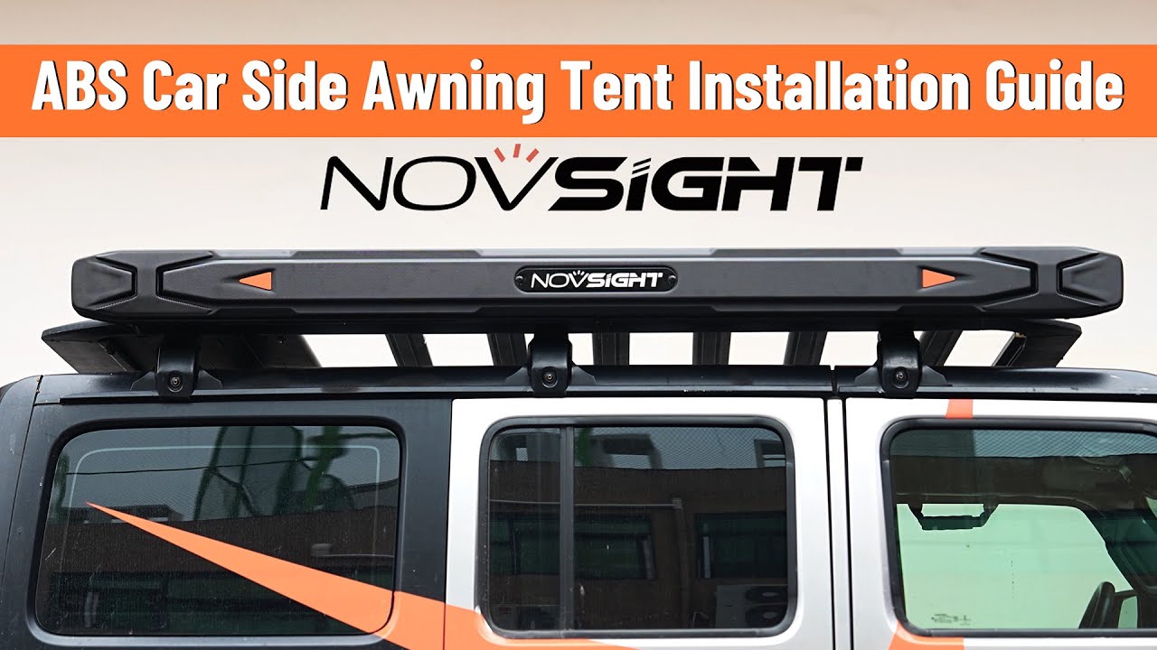 Novsight ABS Hard-Shell Car Side Awning Tent – Easy Setup All