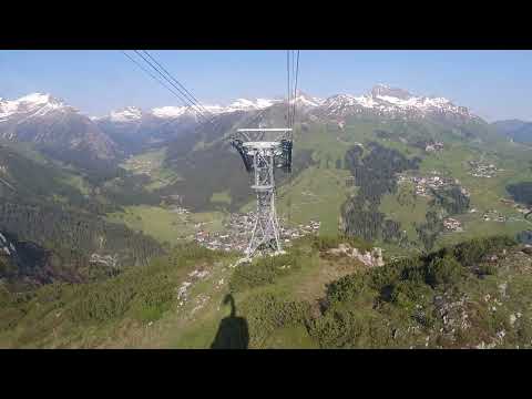 Seilbahn Lech- Rüfikopf kurz schnellvideo/ timelapse