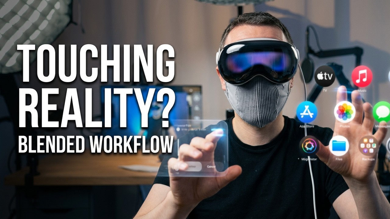 Touching reality with Apple Vision Pro!