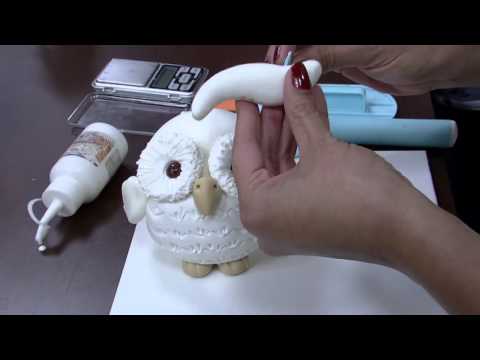 Mulher.com 20/07/2015 Bia Cravol - Cofre de coruja em biscuit Parte 2/2