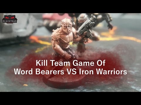 Iron Warriors Vs Word Bearers, Kill team Battle report