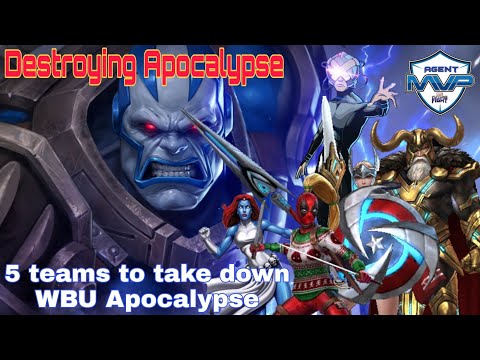 Taking down Apocalypse. WBU Marvel Future Fight