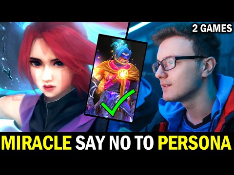 MIRACLE not interested in ANTIMAGE Persona — vs TOP 1 MMR 2 Games in a Row