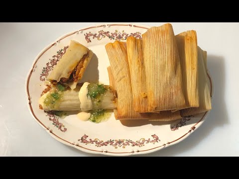 Ricos Tamales Rojos De Pierna De Puerco