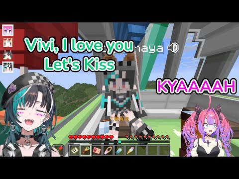 Chihaya Kisses Vivi / Vivi Reacts To Pekora Kissing Okayu [Hololive Flow Glow | EN Subs]