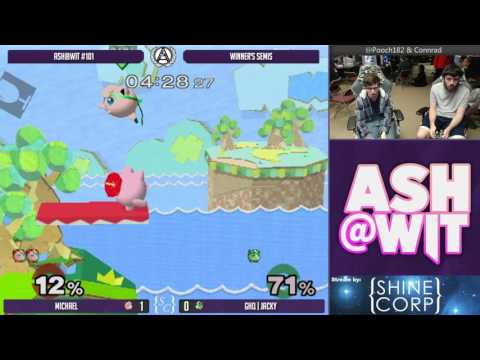 Michael (Puff) vs GHQ | Jacky (Puff) - ASH@WIT #101 Melee 's Semis