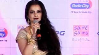 Rekha launches the music album ‘Sarhadein’ with Lata Mangeshkar