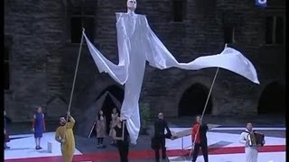 Download lagu Valère Novarina opening in the main courtyard at the Avignon festival mp3