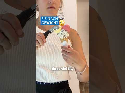 Video Thumbnail: An der Eisdiele nach Gewicht bezahlen?! 🍨⚖️ | kugelzwei WDR #shorts