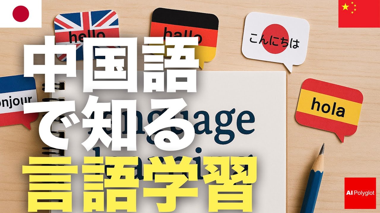 中国語で知る言語学習 | 聞き流し | ピンイン付き | 第二外国語 | 音声学習 | リスニング練習