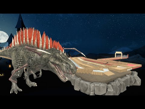 ESCAPE FROM 4-ARMED MUTANT SPINOSAURUS REX 😱 | Animal Revolt Battle Simulator