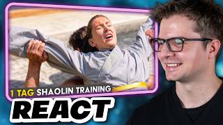 Jasmin Gnu hat 1 Tag wie ein echter Shaolin trainiert! Mit Sacha Wenk | DoktorFroid React
