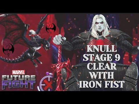 Marvel Future Fight - Clear Knull Stage 9 With Iron Fist