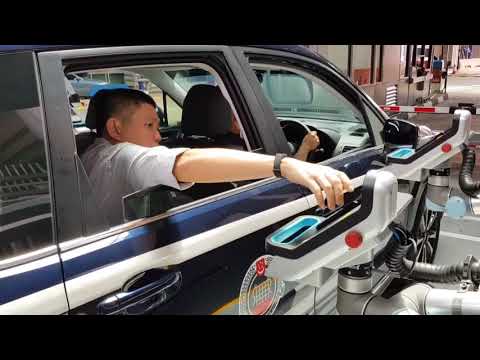 Protótipo do sistema automatizado de liberação de passageiros no carro