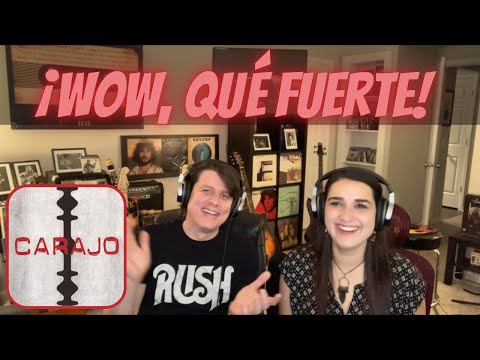 OUR FIRST REACTION TO Carajo- Sácate la Mierda | COUPLE REACTION [in Spanish]