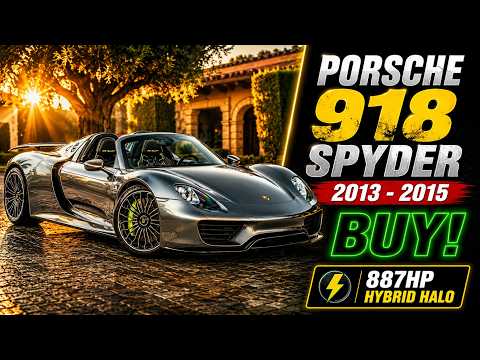 Buy or Bye: 2013–2015 Porsche 918 Spyder — Holy Trinity Hybrid Halo, 887HP, $1.5M Used!
