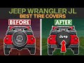 Jeep Paw Print Tire Cover With Backup Camera