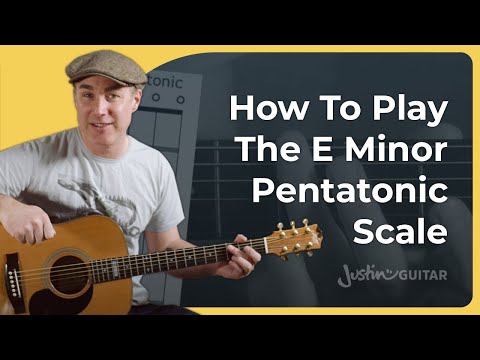 SUPER EASY Scale for Beginners | E Minor Pentatonic Scale