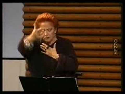 Masterclasses of Teresa BERGANZA - part 5