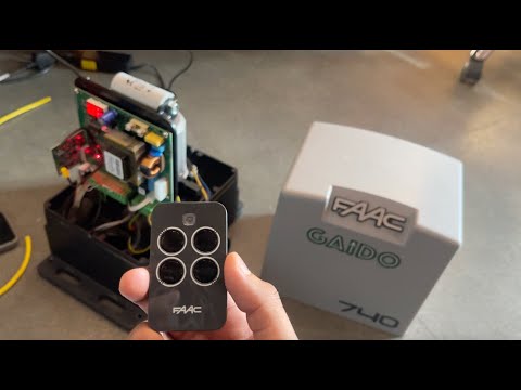 How to configure FAAC Remote? Programming of FAAC Remote for Sliding Gate motor or Swing Gate Motor