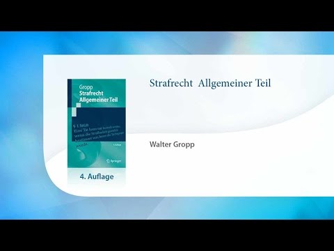 Strafrecht  Allgemeiner Teil