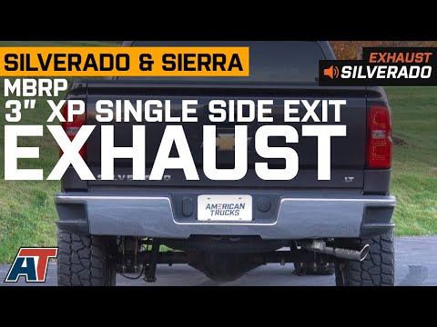 2014-2018 Silverado & Sierra MBRP 3-Inch XP Series Single Exhaust; Side Exit Review & Sound Clip