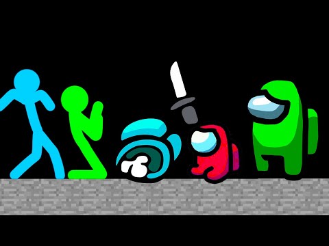 Stickman VS Among Us: Baby Impostor - AVM Shorts Animation