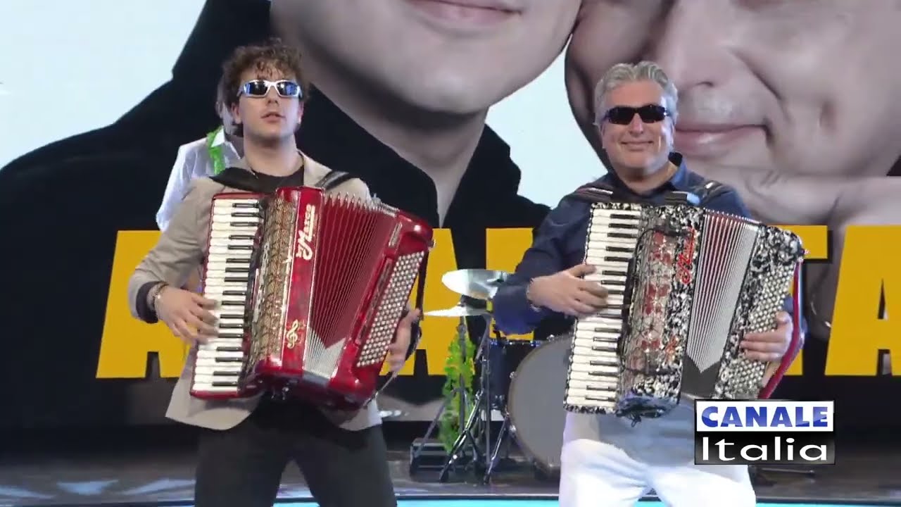 Valerio e Paolo Bagnasco - AMALFITANA (tarantella) CanaleItalia SPECIALE FARFALLINA CantandoBallando