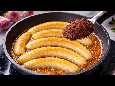 🍌🍫 Kein Backofen! Der beste Bananen Schokoladenkuchen der Welt – in nur 5 Minuten! Nur 1 Ei!